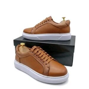 Baskets Sport-Chic en Cuir Premium